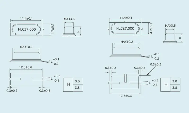 石英晶體諧振器 HC-49S/SMD